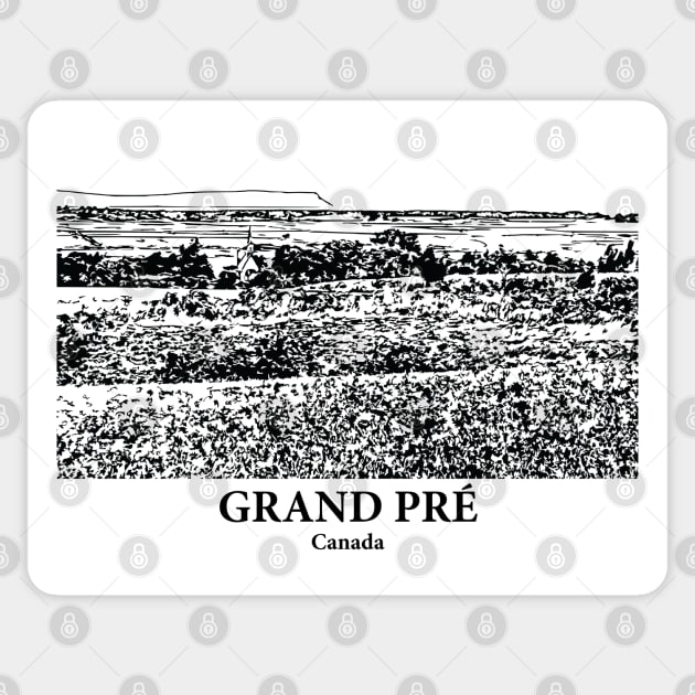 Grand Pré - Canada Sticker by Lakeric